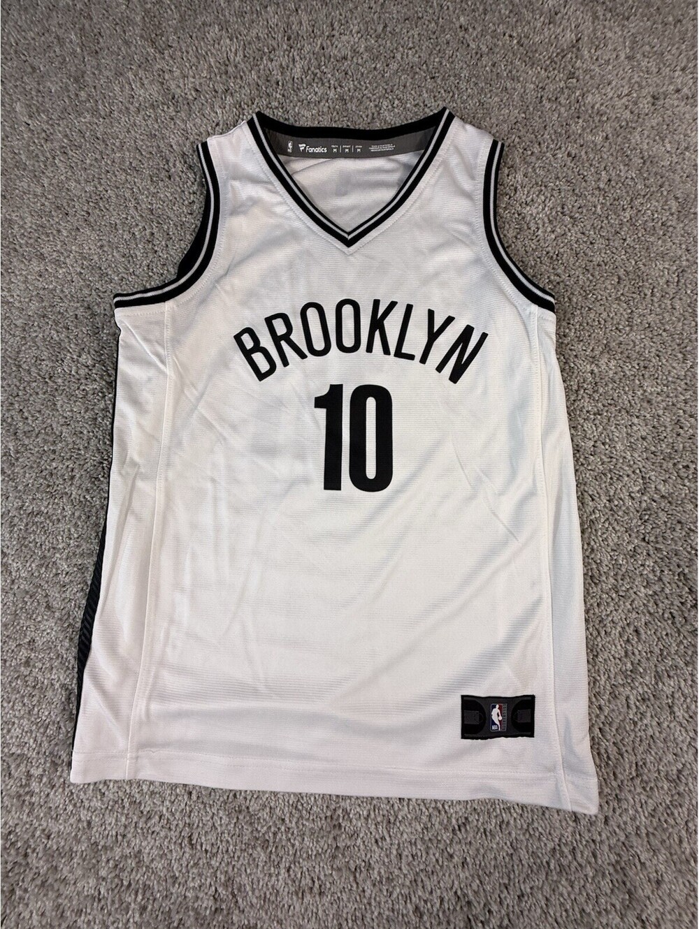 NBA Brooklyn Nets White #10 Jersey Ben Simmons Sz Youth Medium NWOT